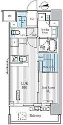 Terra蚕糸の森 1LDKの間取図画像
