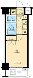 パレステュディオ虎ノ門 5階1Kの間取り