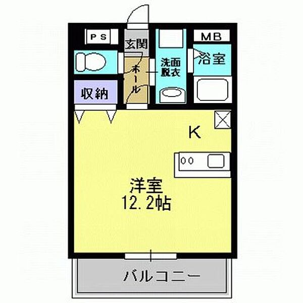 Ｎｅｗ　Ｐｒｏｓｐｅｒ　Ｔｏｗｎ　萬福 308｜鹿児島県鹿児島市新栄町(賃貸マンション1R・3階・31.58㎡)の写真 その2