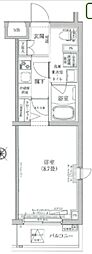 ルフレ池袋ノース 1Kの間取図画像