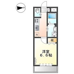 間取図画像 1K