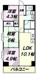 シュターンハイム第2 3LDKの間取図画像