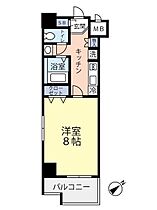 グランヴァンウエストヴィル町田 701 ｜ 東京都町田市原町田１丁目（賃貸マンション1K・7階・25.14㎡） その2