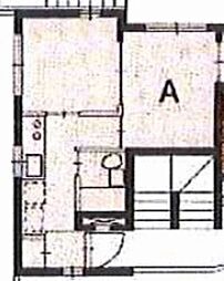 ルーブル幡ヶ谷 1階2Kの間取り