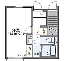 レオネクストＮＡＮＡ 1階1Kの間取り