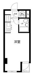 東新橋ビル ワンルームの間取図画像