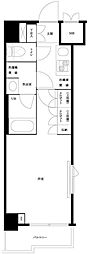 ルーブル方南町弐番館 1Kの間取図画像