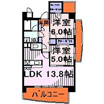 グリーンフォレスト  ｜ 埼玉県川口市大字西立野（賃貸マンション2LDK・6階・57.19㎡） その2