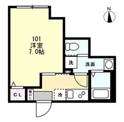間取図画像 1K