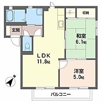 シティパレスII A201 ｜ 滋賀県野洲市吉地1231-1（賃貸アパート2LDK・2階・49.70㎡） その2