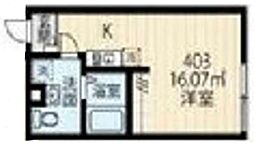 フィオーネ北赤羽 ワンルームの間取図画像