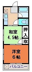 間取図画像 2DK