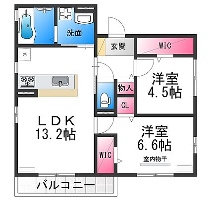 アルフォンテ上野芝_間取り_0