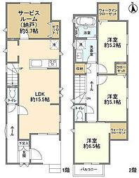 Ｋｏｌｅｔ国分寺新町02 3SLDKの間取り