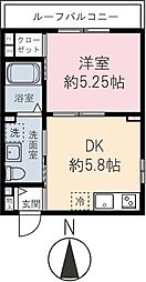 (仮称)池袋本町1丁目パレス 1DKの間取図画像