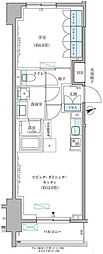 パークアクシス文京本郷 1LDKの間取図画像