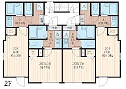 ＡＬＢＡ亀有 2階1Kの間取り