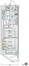 ブライズ中野哲学堂 1Kの間取図画像