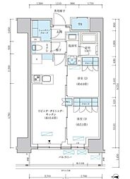パークアクシス池袋イースト 2LDKの間取図画像