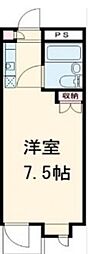 Park Avenue 国分寺20th 2階ワンルームの間取り