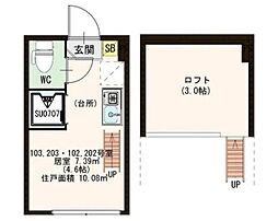 GrandAvenir ワンルームの間取図画像