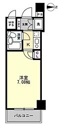 ワコーレ亀有2 ワンルームの間取図画像
