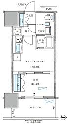 江東区大島4丁目マンション 1DKの間取図画像