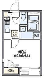 レオネクストヴァンベールIII 1階1Kの間取り