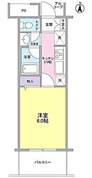 ファーストシティ上落合 1Kの間取図画像
