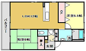 リバーサイド舞高Ｂ 201 ｜ 高知県高知市鴨部（賃貸アパート2LDK・2階・52.00㎡） その2