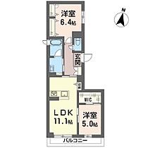 プレールメゾン 00103 ｜ 埼玉県戸田市大字新曽1861-1（賃貸マンション2LDK・1階・57.61㎡） その2