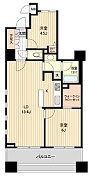 HF銀座レジデンスEAST 2LDKの間取図画像
