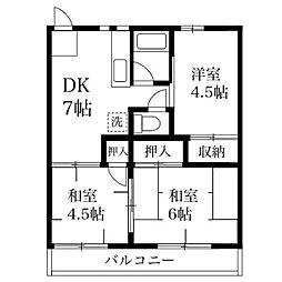 第3グリーンビラ 1階/116