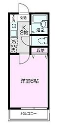 パンプキンハウス 1Kの間取図画像