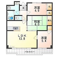 物件の間取り