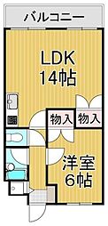 間取図画像 1LDK