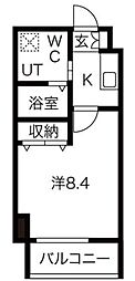 Osaka Metro御堂筋線 東三国駅 徒歩5分の賃貸マンション 7階1Kの間取り