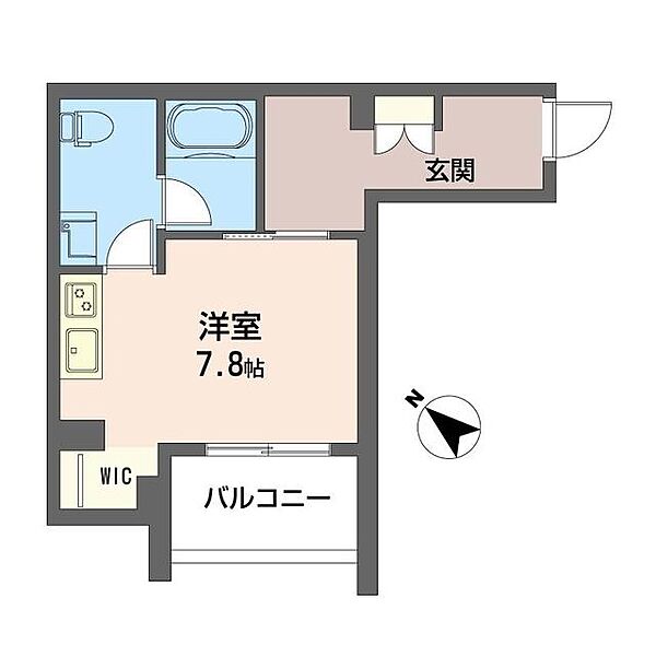 ゼットランド江ノ島 00402｜神奈川県藤沢市片瀬海岸２丁目(賃貸マンション1R・4階・25.87㎡)の写真 その2