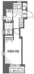 GRANDASSET早稲田 1Kの間取図画像