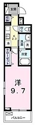 クレストTS 1Kの間取図画像