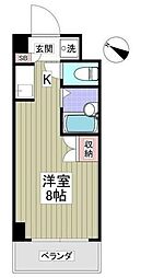 メゾン・ド・ディマンシェ ワンルームの間取図画像