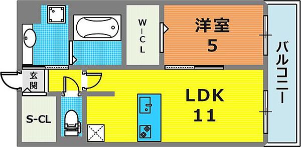 フォレ・リビエール磯辺通 703｜兵庫県神戸市中央区磯辺通２丁目(賃貸マンション1LDK・7階・43.21㎡)の写真 その2