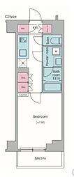 KDXレジデンス中板橋 1Kの間取図画像