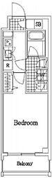 ザ・レジデンス・オブ・トーキョーKK06 1Kの間取図画像