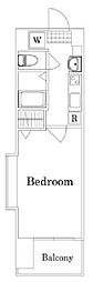 ヴェルト川口 1Kの間取図画像
