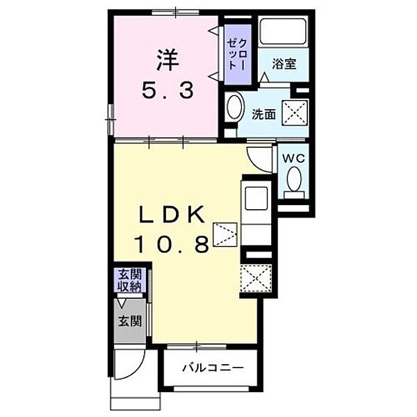 神奈川県横浜市緑区長津田町(賃貸アパート1LDK・1階・37.38㎡)の写真 その2