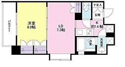 リバーレ池袋 11階1LDKの間取り
