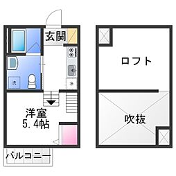 AVENIR 1Kの間取図画像