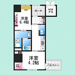 エヌエムトラントトワ 2Kの間取図画像