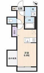 BestStage新所沢緑町1 ワンルームの間取図画像